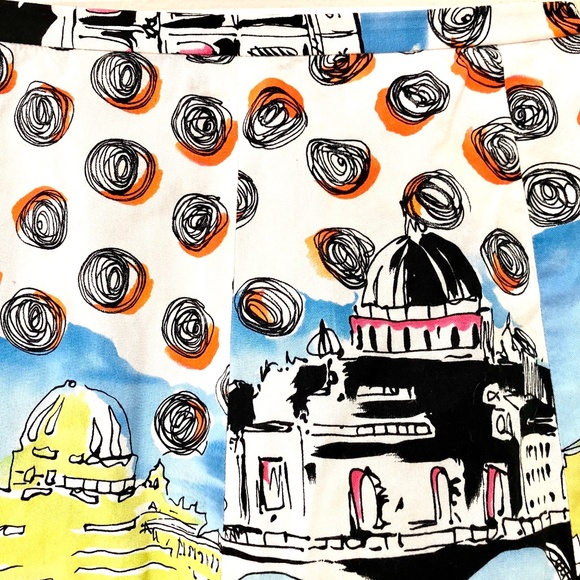 Fun Vacation A-line Skirt. Size 8 - Picture 6 of 7